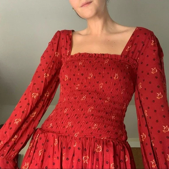 Free People Drop Waist Dress - Picture 1 of 9